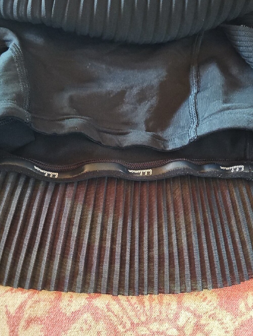 Lululemon Just Pleat It Black Pleated Mini Skort - Women's - Picture 6 of 9
